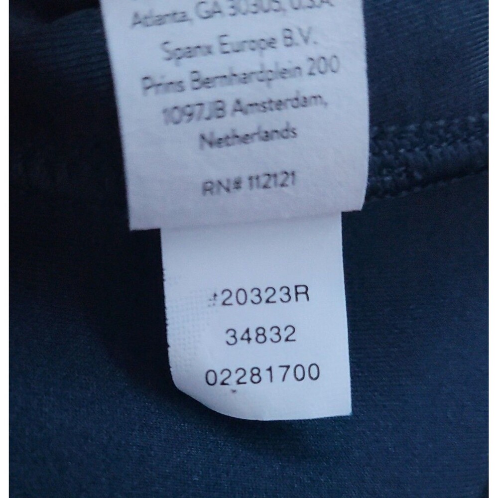 Spanx Faux Suede Flare Pant in Midnight Blue Sz L - Picture 8 of 8